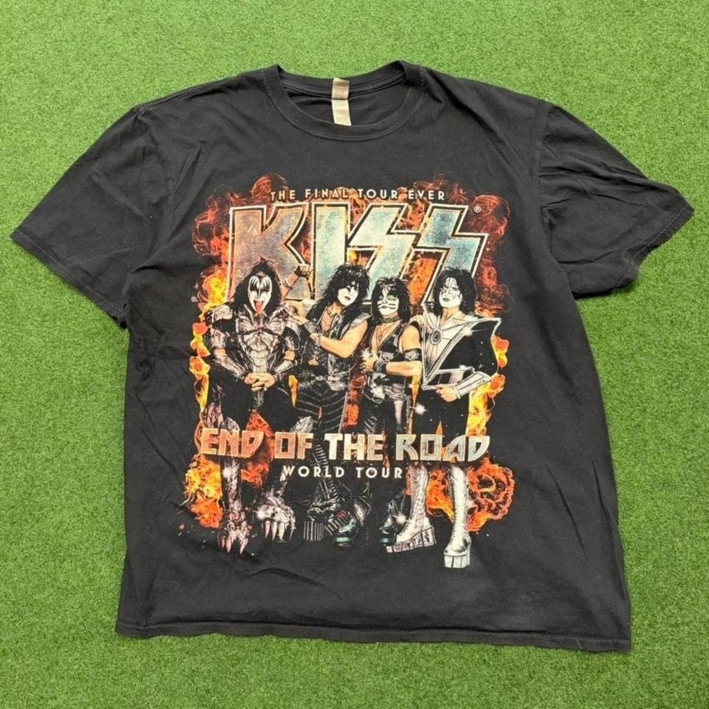 Kiss band tour tee kiss end of the road official tour merch band t shirt